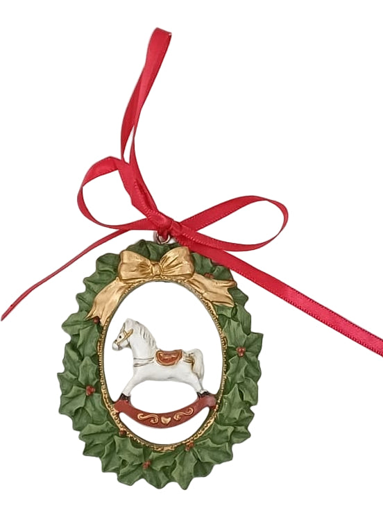 Appendino natalizio ghirlanda cm 9