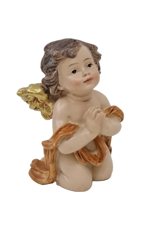 Angelo in resina colorata