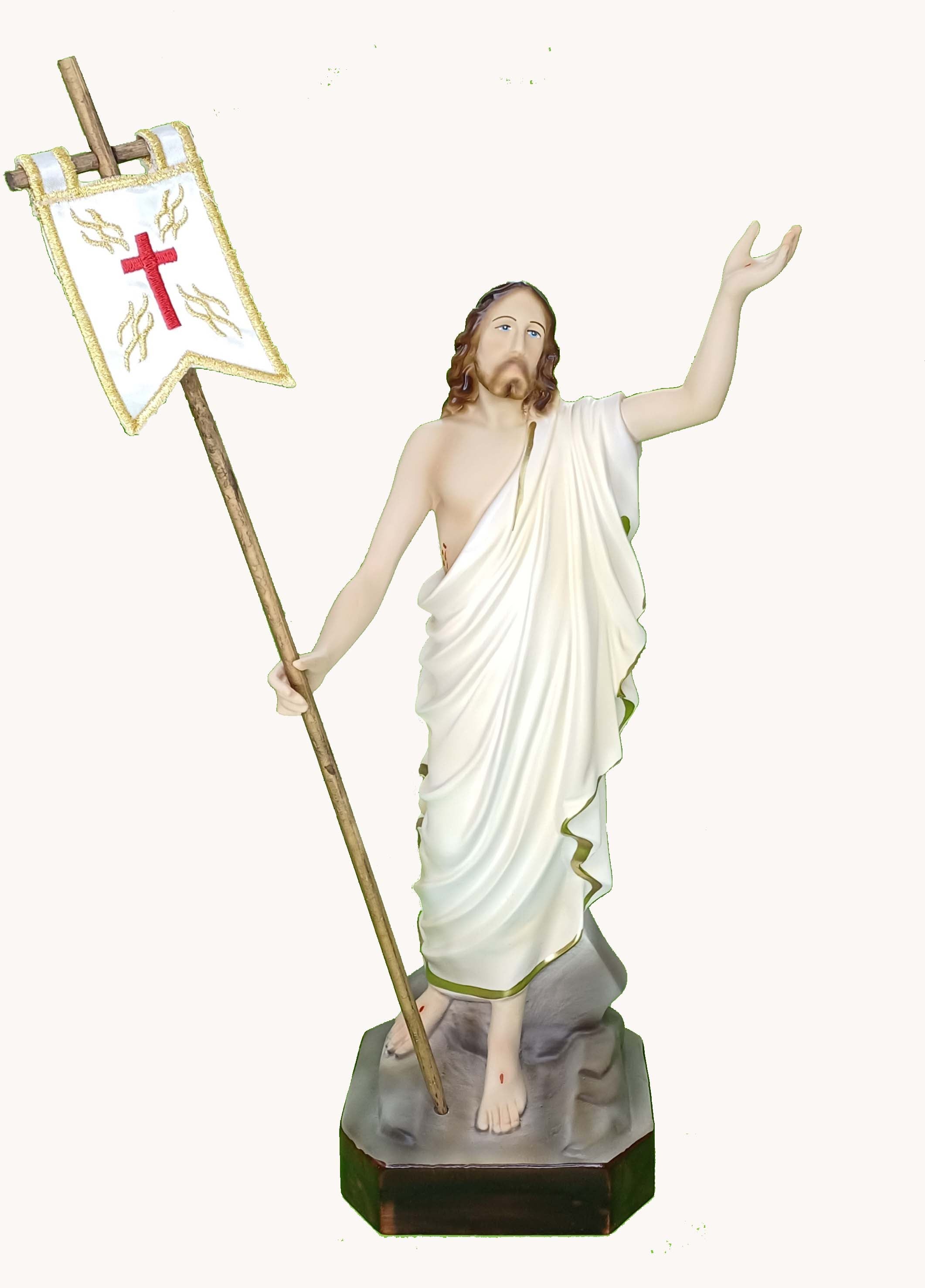 Statua Gesù Risorto cm 30