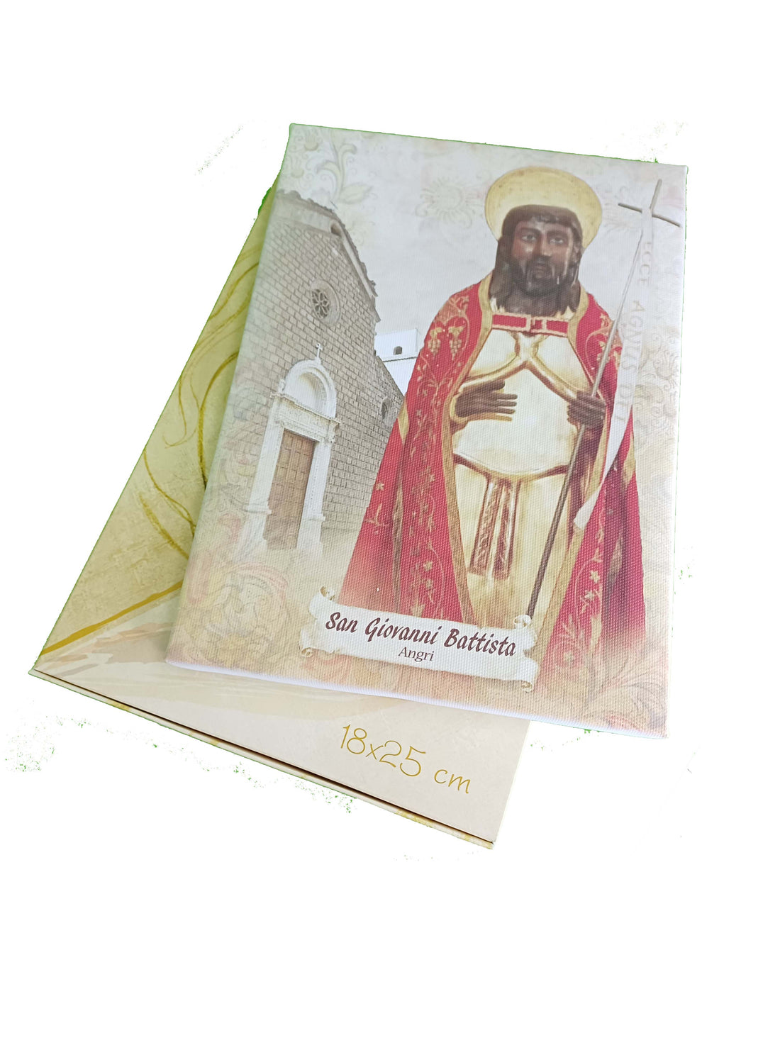 Quadro su tela San Giovanni Battista Angri cm 40