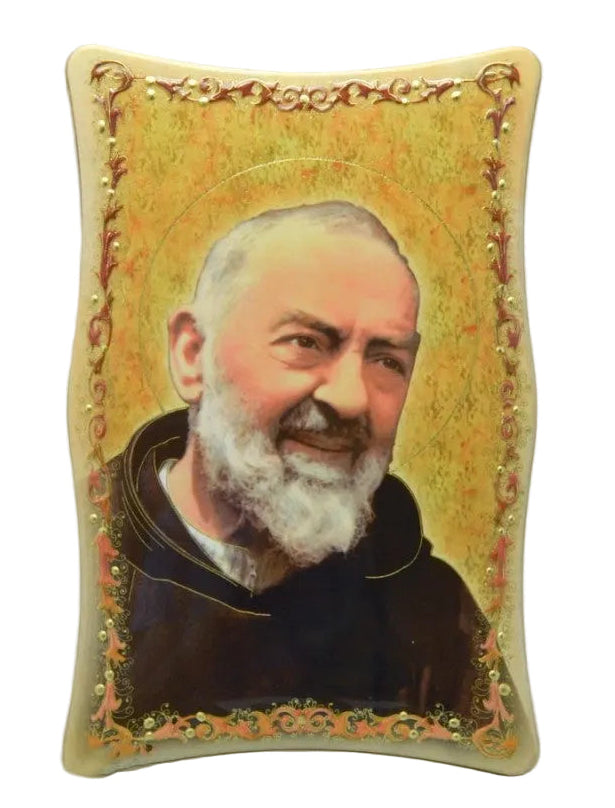 Quadro smussato Padre Pio