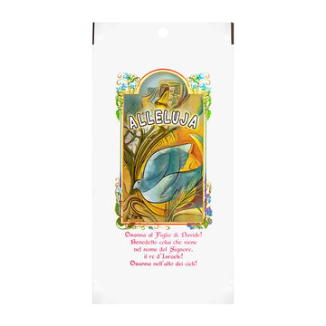 Busta per palma benedetta colomba Alleluia(200 pz)