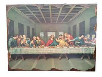 Quadro in legno massello Ultima cena