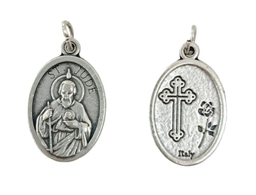 Medaglia San Giuda Taddeo in zama color argento