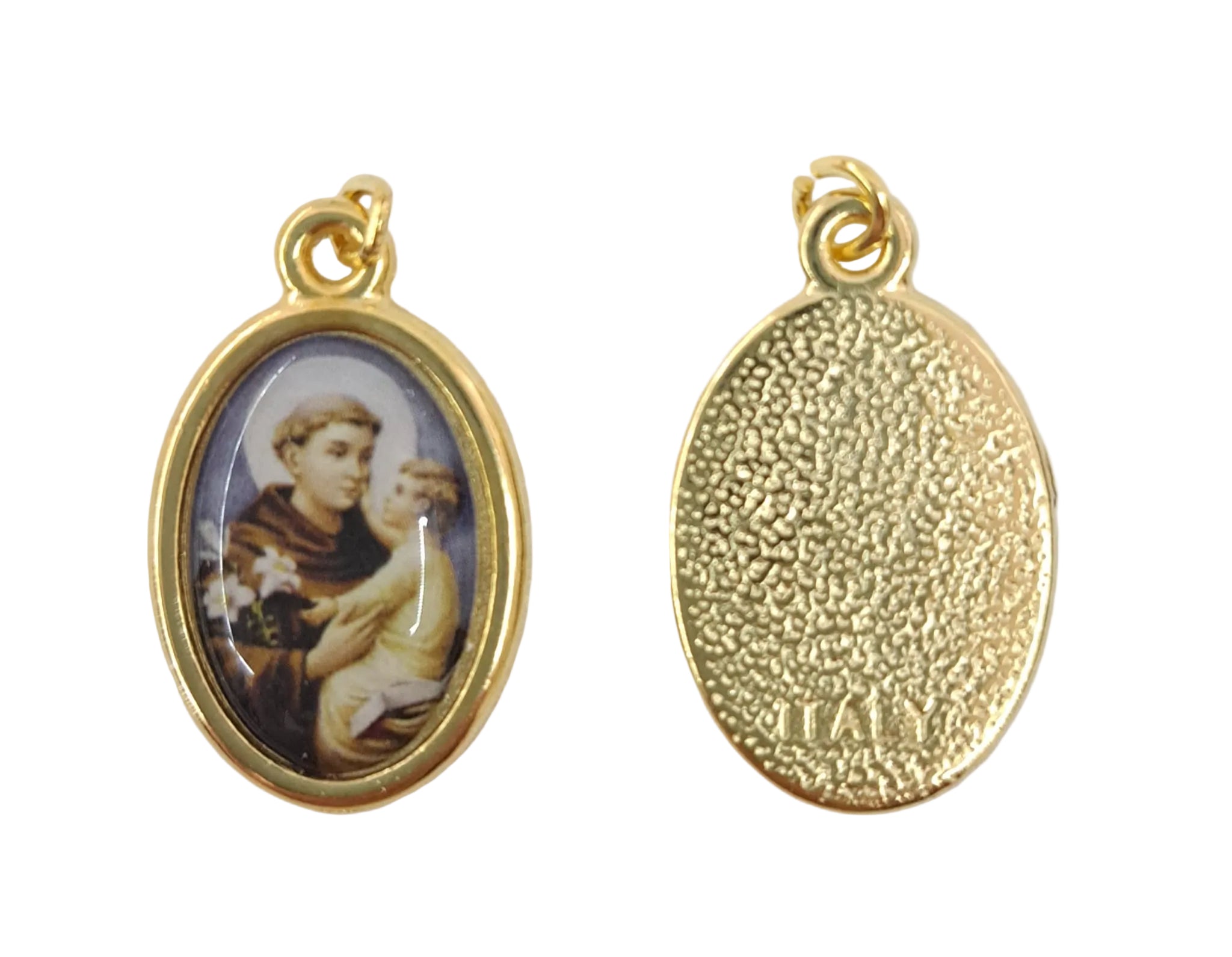 Medaglia smaltino Sant'Antonio