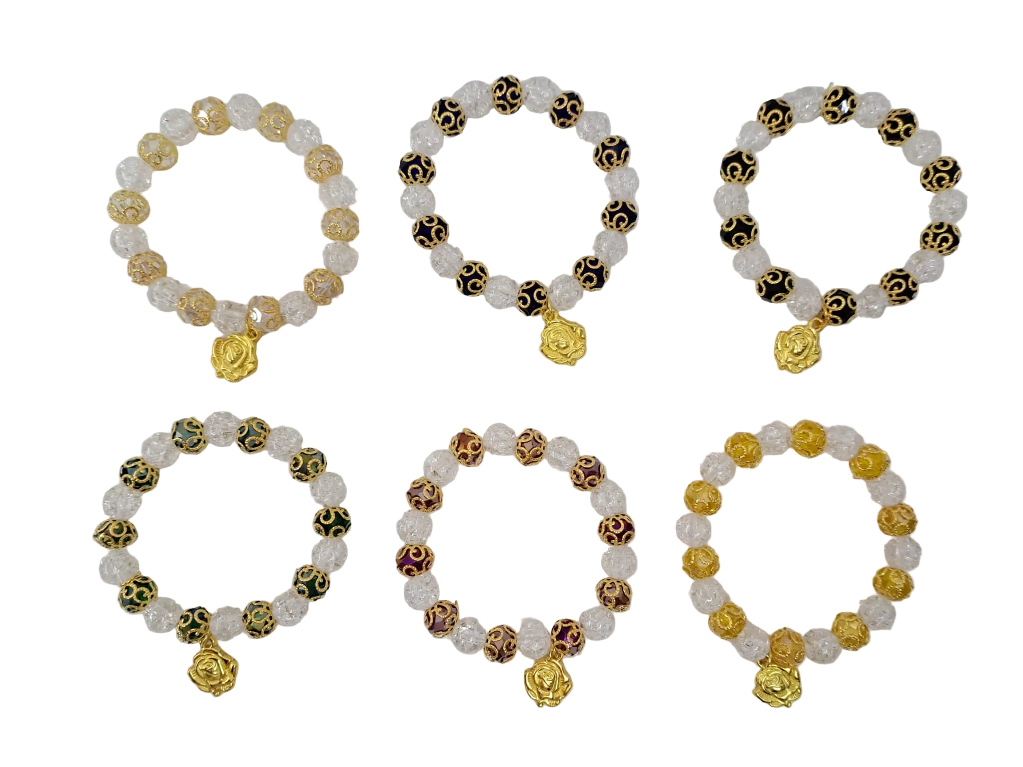 Bracciale vetro con coppette