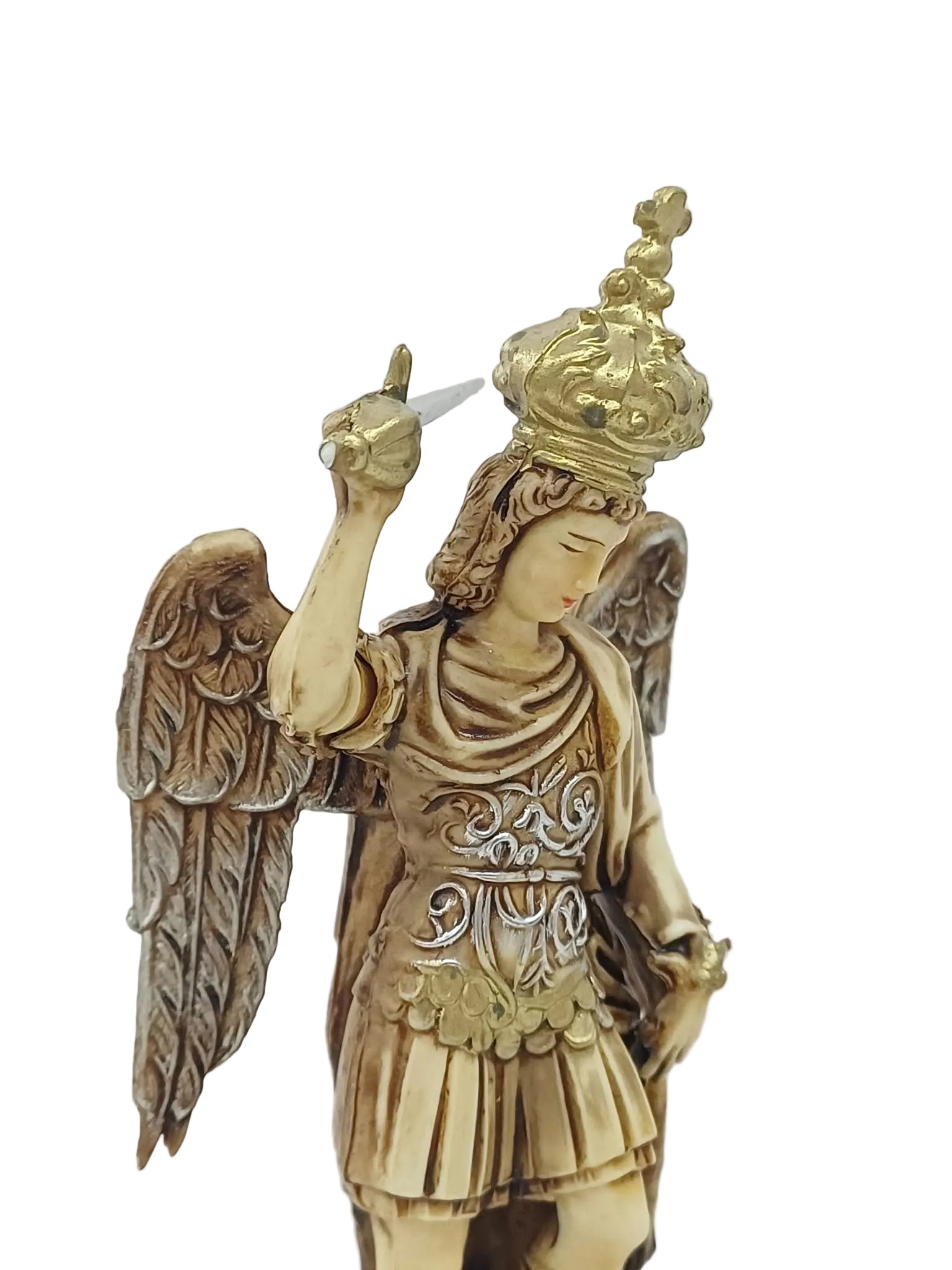 Statua San Michele cm 15