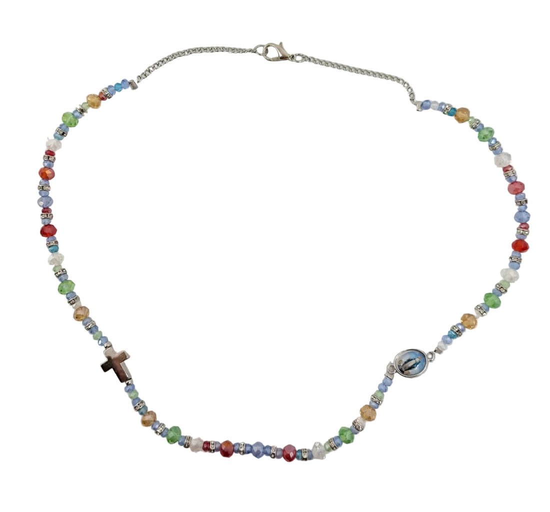Girocollo multicolor