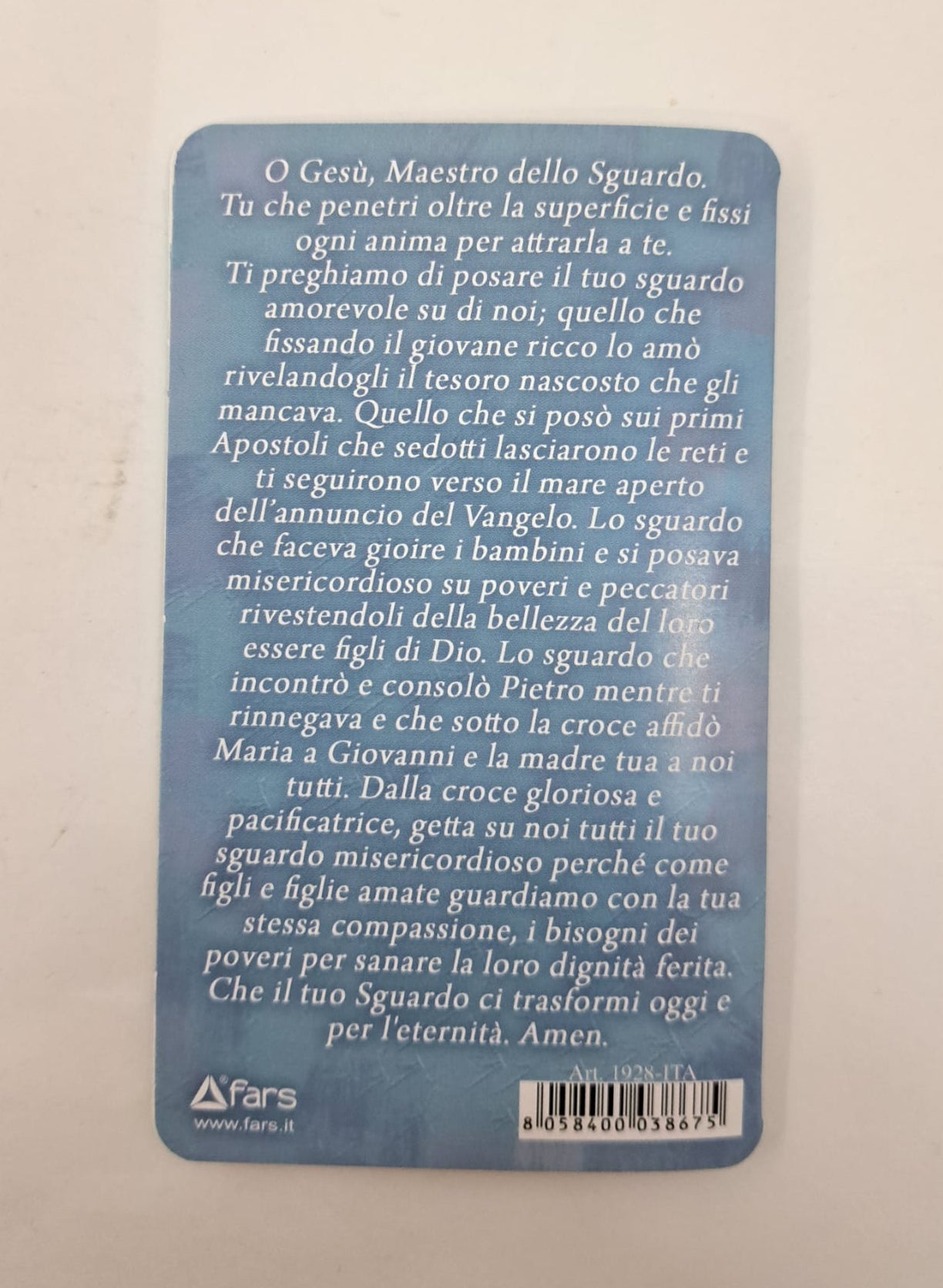 Crocetta con volto di Gesù