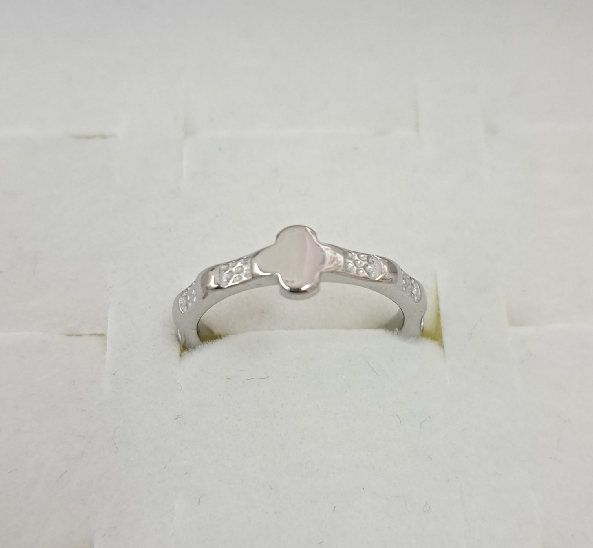 Anello del rosario in acciaio