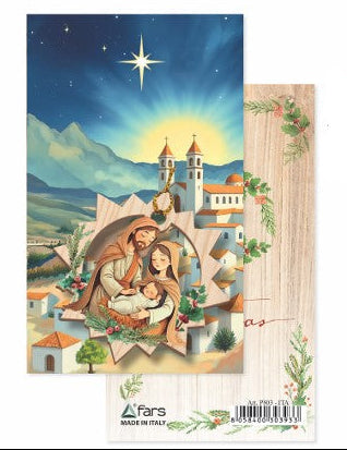 Addobbo albero in legno traforato cm 6