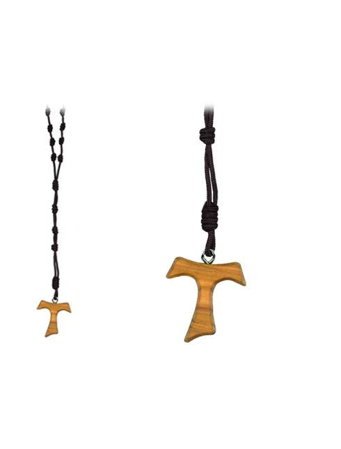 Rosario in corda con nodi e Tau