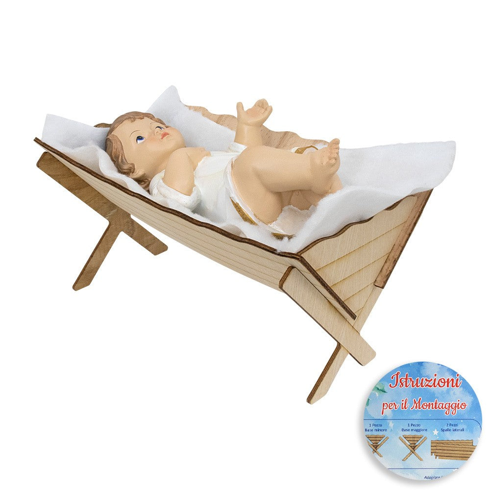 Mangiatoia in legno componibile per Bambino Gesù