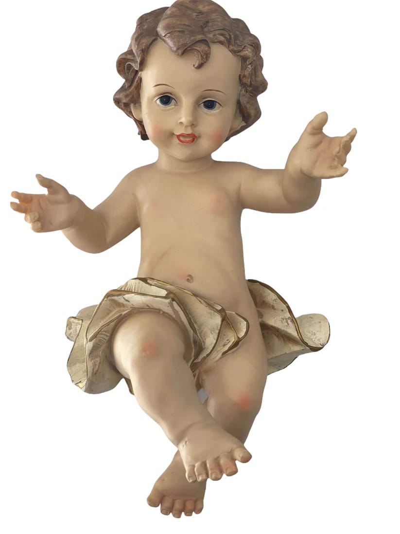 Gesù Bambino braccia aperte cm 10