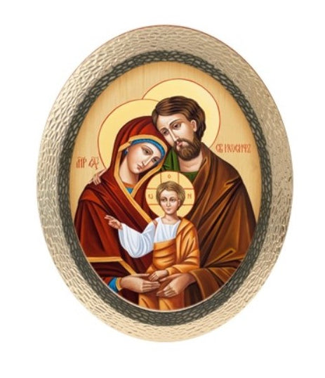 Ovale Sacra Famiglia  14 cm