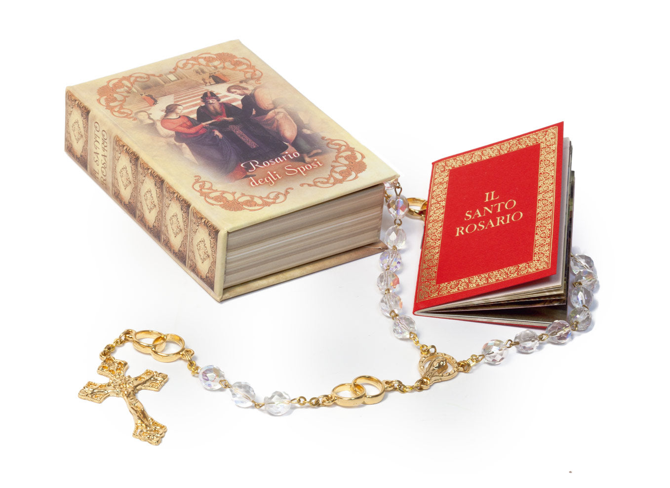 Rosario degli sposi oro