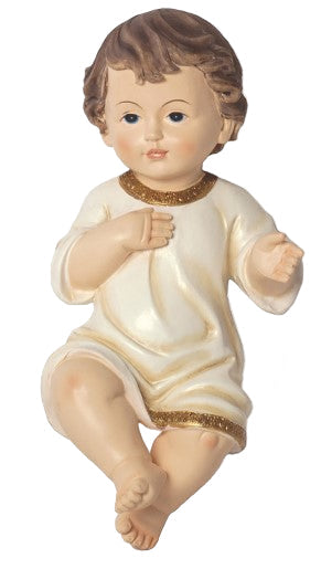 Gesù Bambino vestito 10 cm