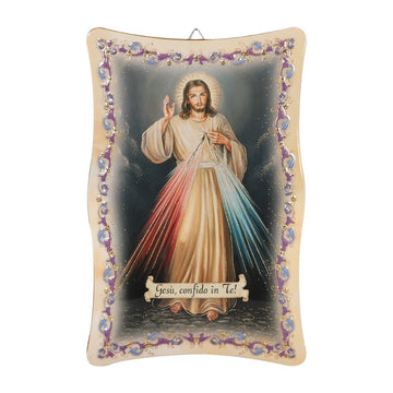 Quadretto smussato Gesù Misericordioso