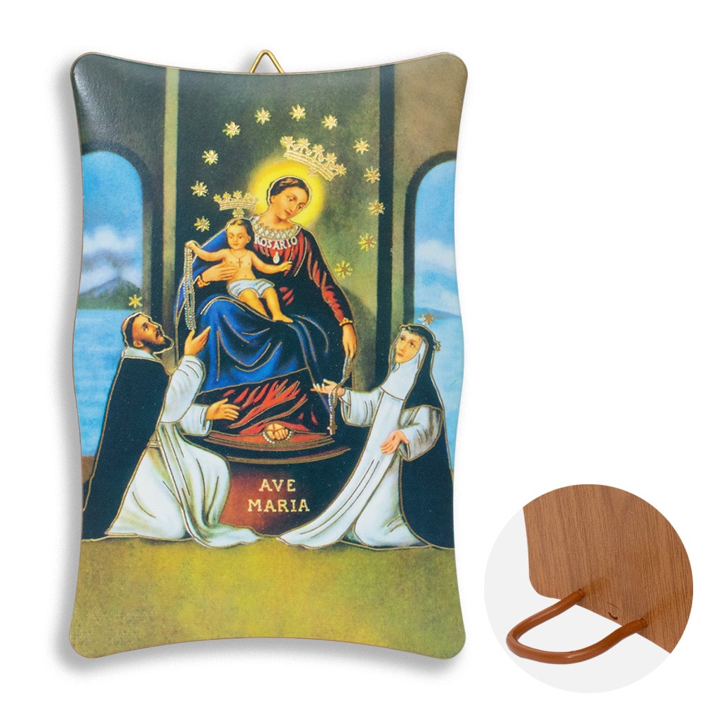 Quadretto smussato madonna di Pompei