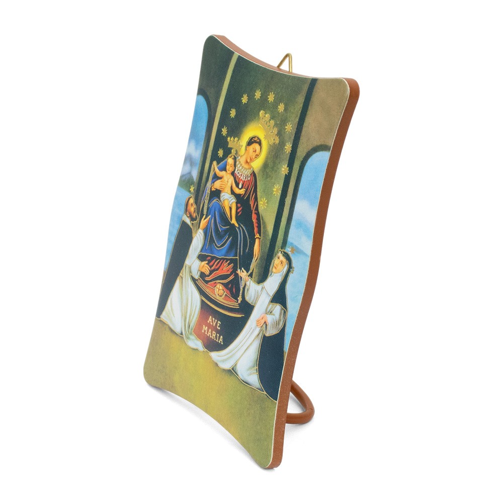 Quadretto smussato madonna di Pompei