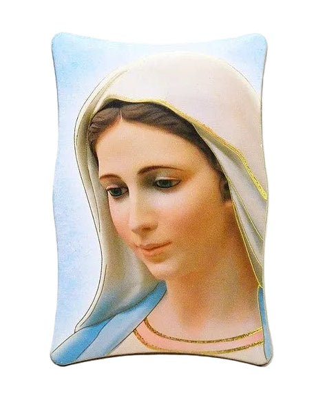 Quadretto smussato volto di Maria