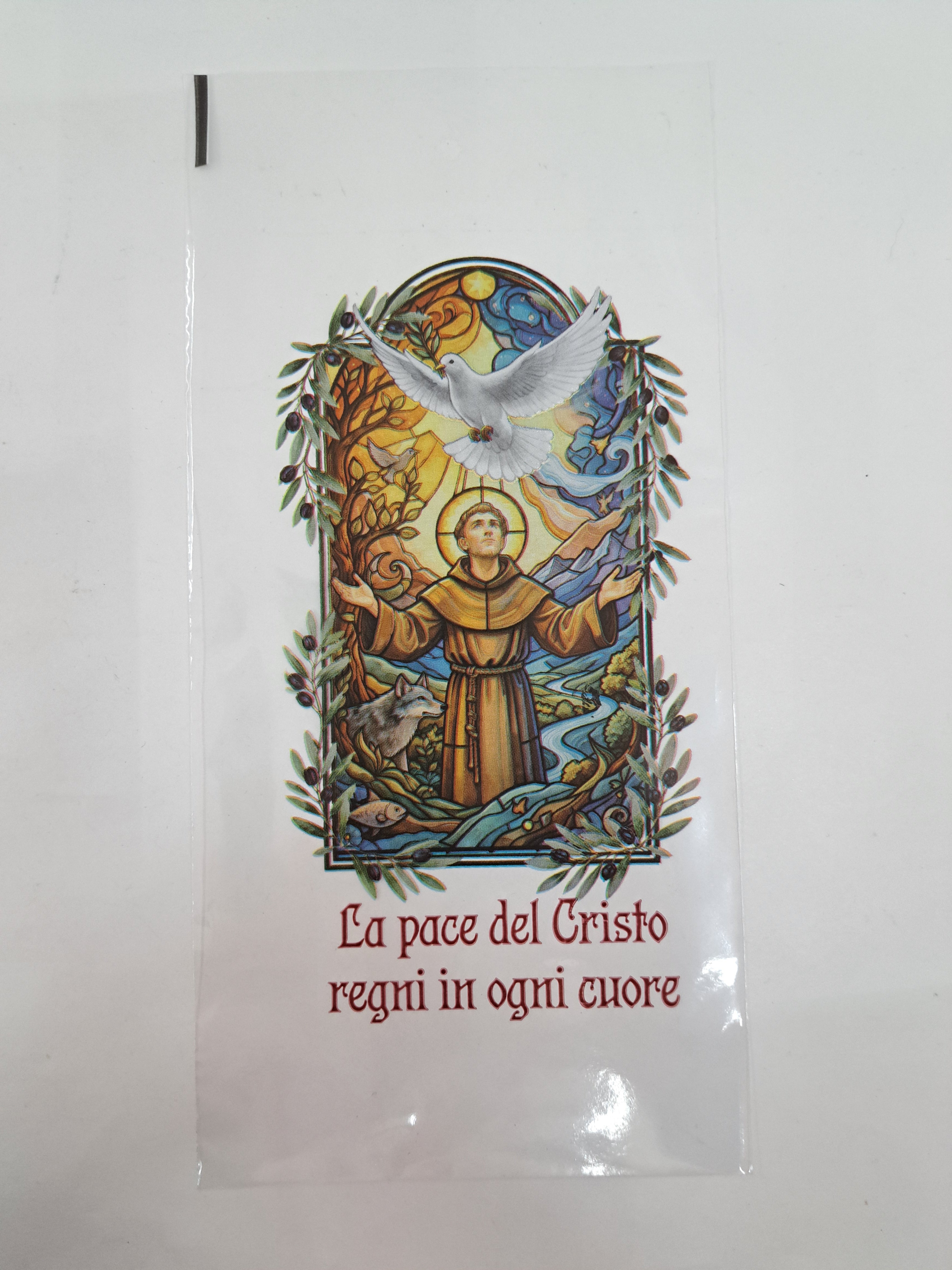 Busta per palma benedetta San Francesco (200 pz)