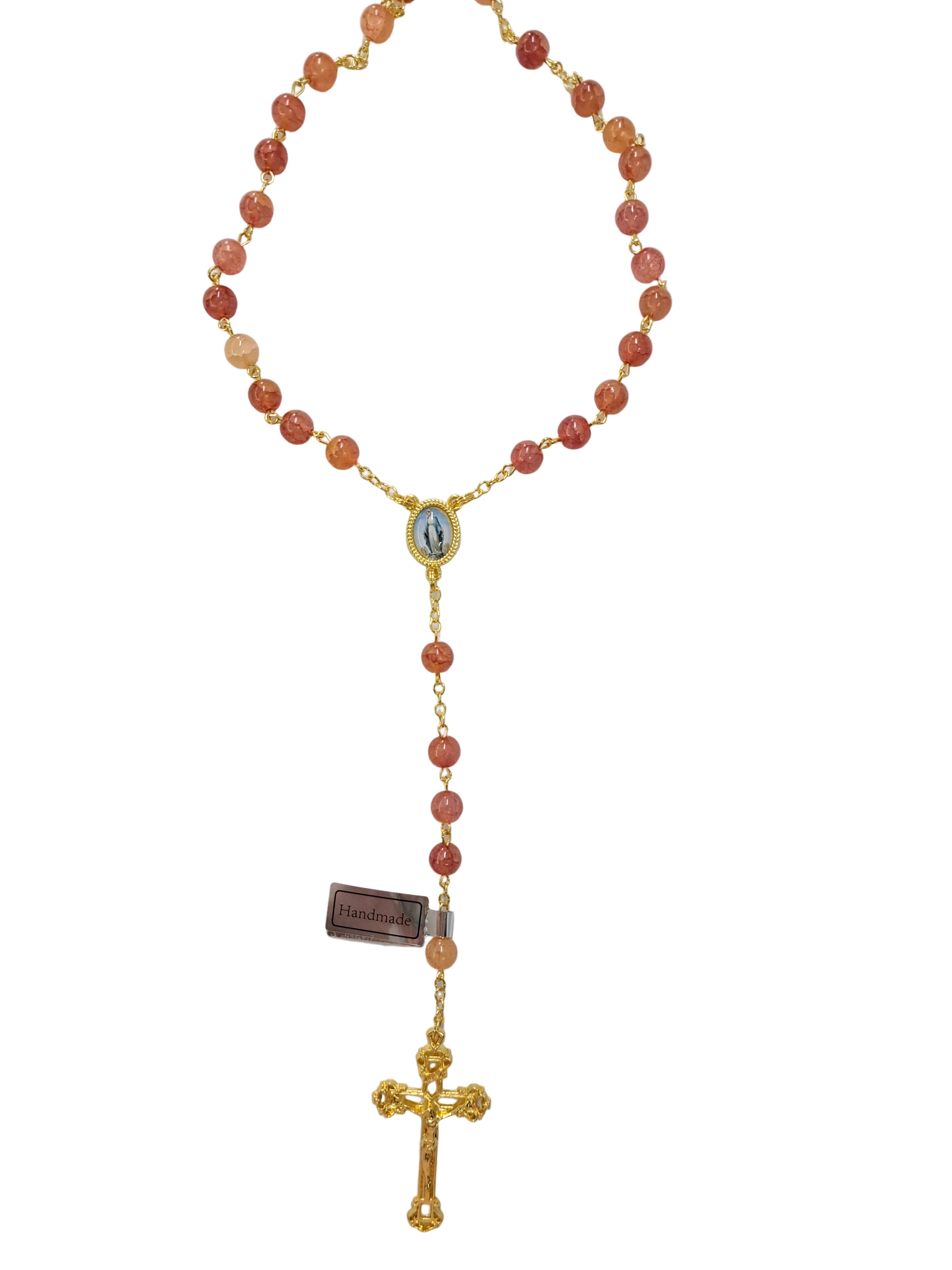 Rosario in pietra con scatolina