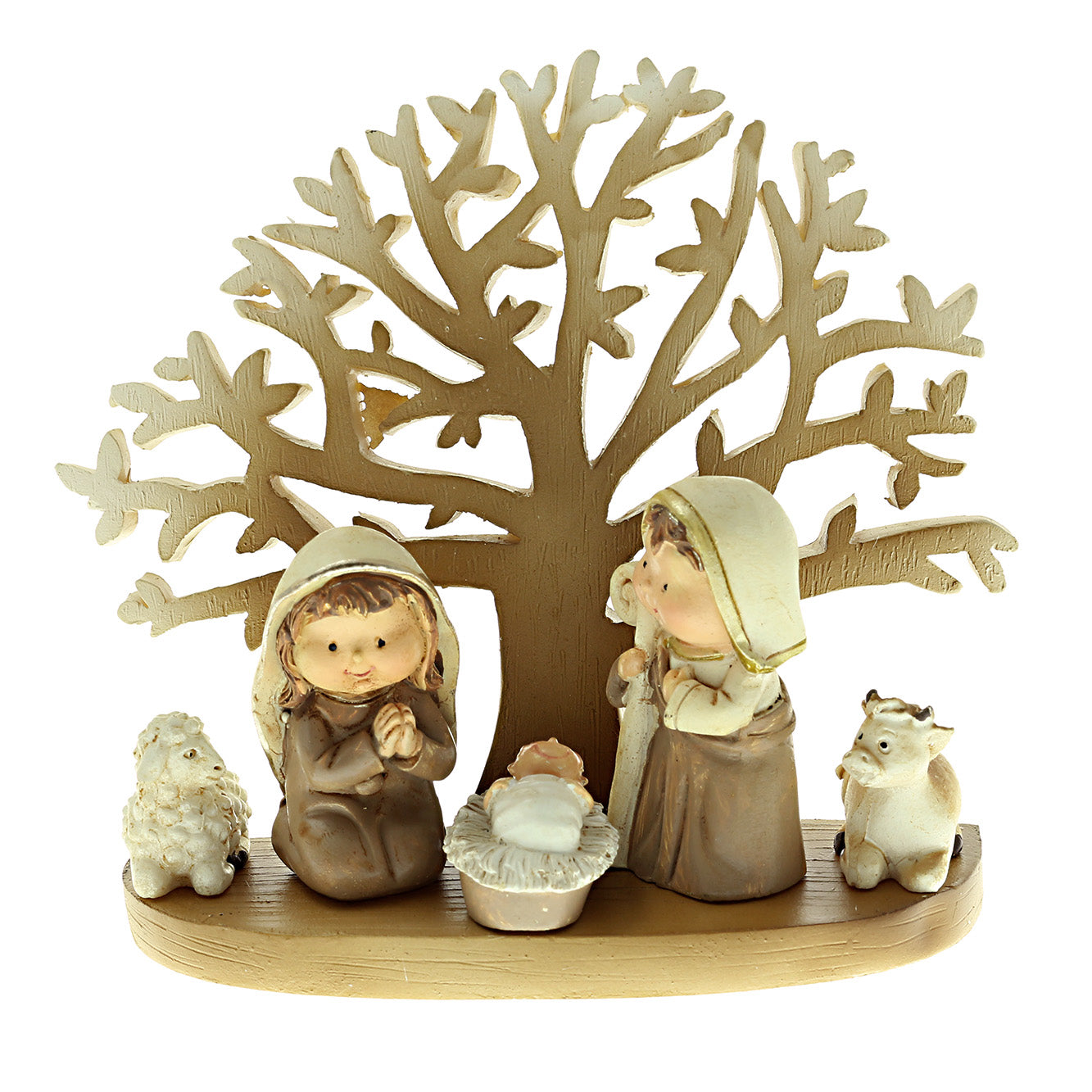 Natività albero  della vita cm 10