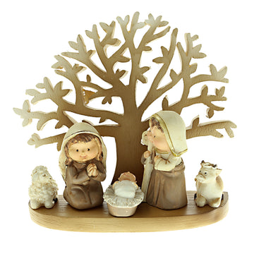 Natività albero  della vita cm 10