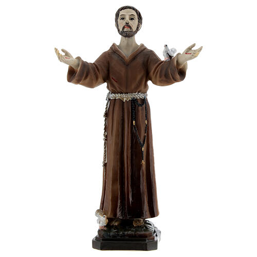 Statua San Francesco cm 12