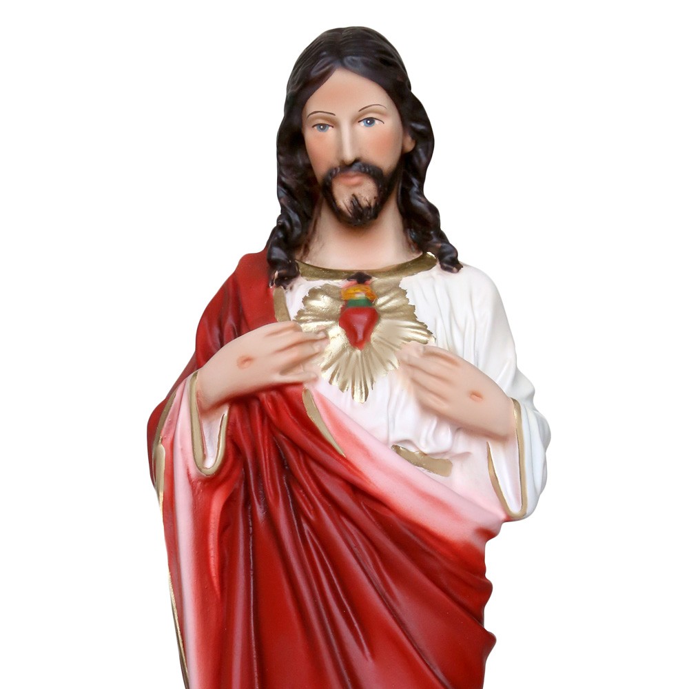 Statua Sacro cuore di Gesù cm 30