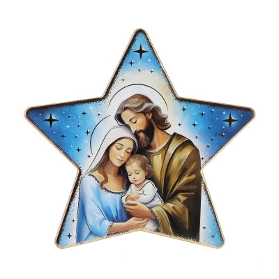 Quadretto  stella con Natività