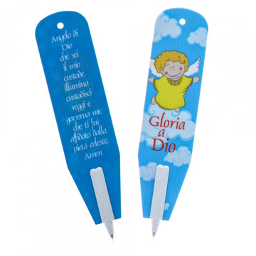 Penna segnalibro con immagine santi